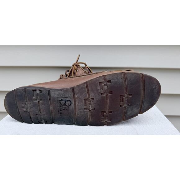 Rancourt & Co. Baxter Ranger Moc Shoe Heritage Natural Made in USA 12 D EUC